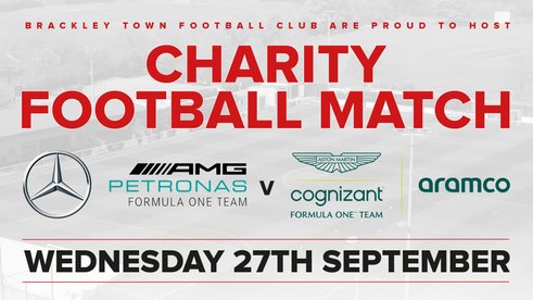 CHARITY FOOTBALL MATCH - WEDNESDAY 27TH SEPTEMBER