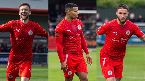 NEWS: Morgan Roberts, Tyler Lyttle and Zak Lilly remain at Brackley Town.