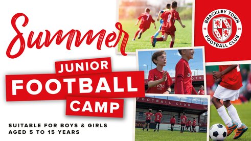 JUNIOR SUMMER SOCCER CAMPS AT BRACKLEY TOWN FOOTBALL CLUB