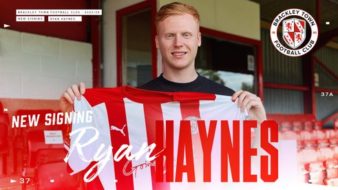 NEW SIGNING: RYAN HAYNES SIGNS FOR BRACKLEY TOWN