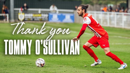 THANK YOU TOMMY O'SULLIVAN
