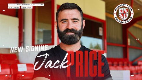 NEW SIGNING: JACK PRICE SIGNS FOR BRACKLEY TOWN
