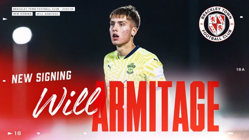 NEW SIGNING: WILL ARMITAGE JOINS ON LOAN