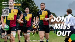WINDSOR RFC SPONSORSHIP OPPORTUNITIES: Shirt Sponsor
