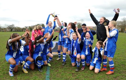 U15 girls take league title in their stride