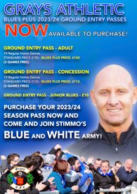 2023/24 SEASON TICKETS NOW AVAILABLE