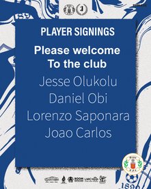 NEW PLAYERS JOIN THE BLUES