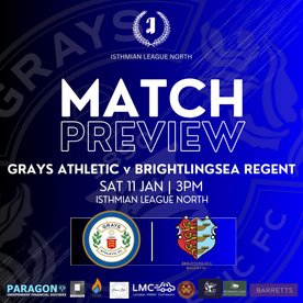 Brightlingsea Regent up next for Blues on Saturday - weather permitting