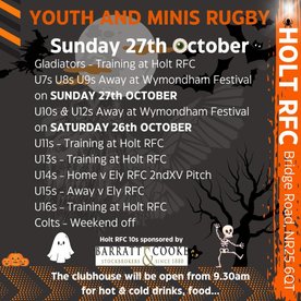 Youth & Mini Sessions 27 October 2024