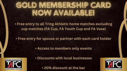 Gold membership season 2024/25