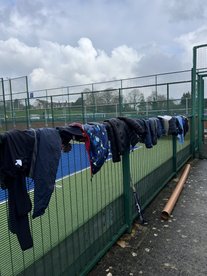 Last Jnr training session today