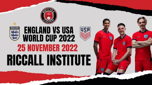 Come and watch England Vs USA at Riccall Institute