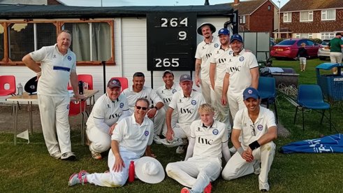 A thrilling 1 run win for the Friendly XI