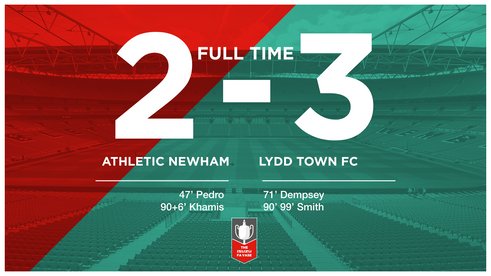 Lydd Town First Team through to next round of FA Vase.