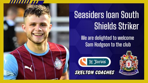 Seasiders loan Shields striker Sam Hodgson