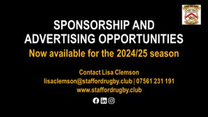 Sponsorship Opportunities for 24/25 Season
