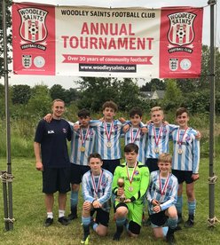 U14 Youth win Woodley Saints tournament