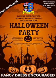 Hullensians Halloween Party