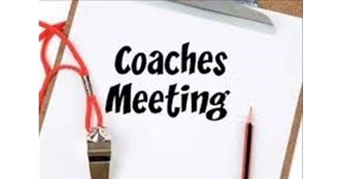 Coaches Monthly Meeting