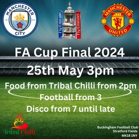 Sat 25 May: FA Cup Final Day