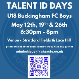 Buckingham FC Boys U18 Recruitment for 2025-26 Season