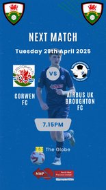 NEWFA Men's Senior Challenge Cup Semi Final Preview - Corwen FC