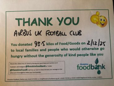 Flintshire Food Bank Collection