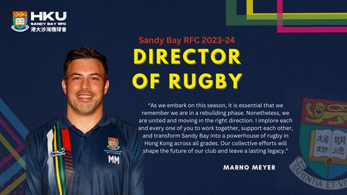 Director of Rugby 2023-24: Marno Mayer