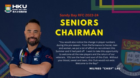 Seniors Chairman 2023-24: Wilfred "Chief" Lau