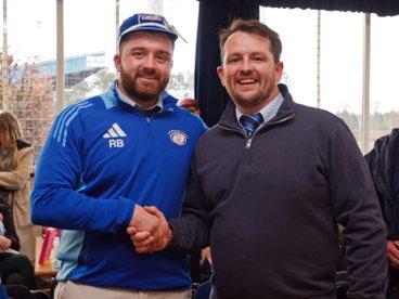 100 caps for Rory Brown
