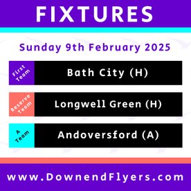 Women's Fixtures - Sunday 9th February