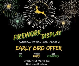 Early Bird Fireworks Tickets!