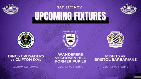 UPCOMING FIXTURES