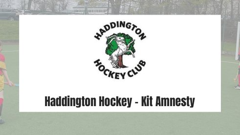 Haddington Hockey Club Kit Amnesty!