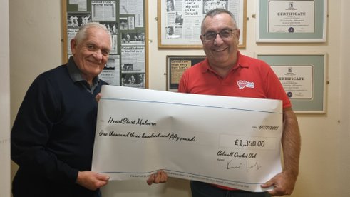 Donation of £1,350.00 to HeartStart Malvern