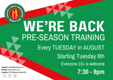 We're Back For Pre-season !