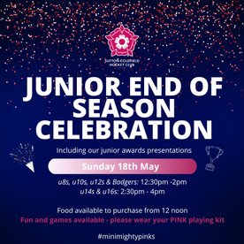 SCHC Junior Section 24/25 End of Season Celebration