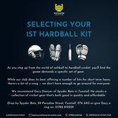 Selecting Your 1st Hardball Kit