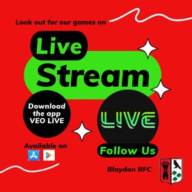 Blaydon RFC is now streaming live on Veo Live