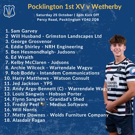 This weekend's rugby - 25 October