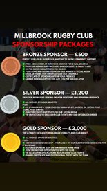Millbrook RFC Sponsorship opportunities