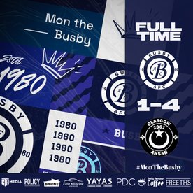 Busby AFC 1 - 4 Glasgow Ansar