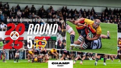 Richmond vs Coventry - Champ Rugby Rd 5