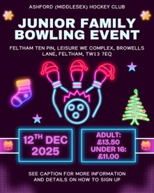 Junior Christmas Event 2025 - Ten Pin Bowling