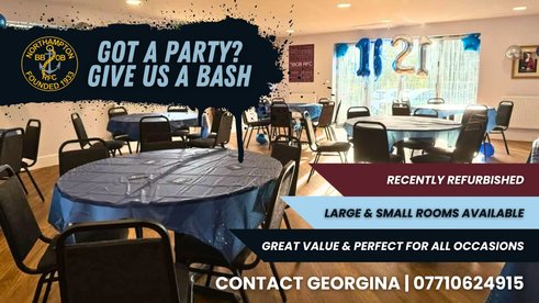 GOT AN EVENT? GIVE US A BASH