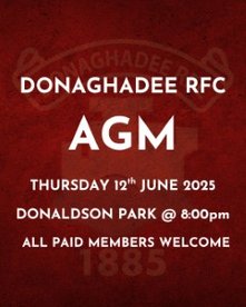 AGM - Thursday 12th June 2025