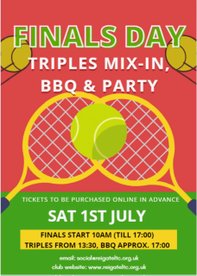 2023 Club Championships Finals Day - Updated running order