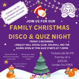 Foxes Family Christmas Disco & Quiz