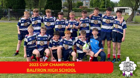 Fabulous Balfron HS S1/2 Boys Win the West of Scotland Schools Cup 2023