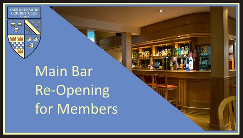 Main Bar Re-Opening